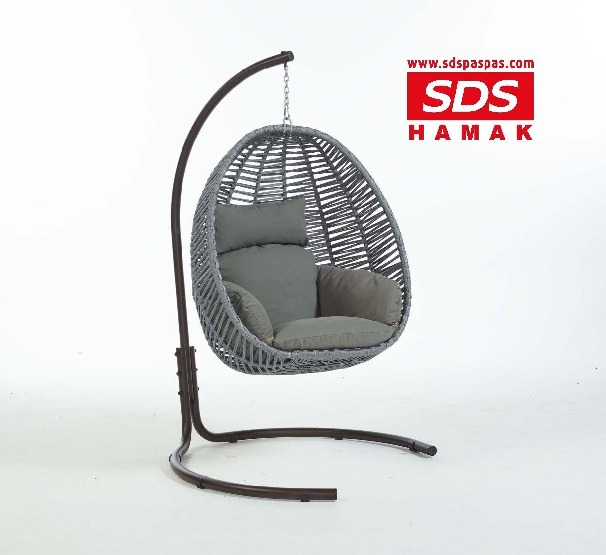 SDS HAMAK BALKON BAHÇE SALINCAK SİDE - GRİ