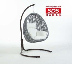 SDS HAMAK BALKON BAHÇE SALINCAK SİDE - GRİ