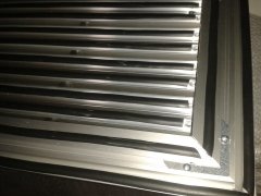 SDS ALÜMİNYUM ÇERÇEVELİ METAL PASPAS - GRİ PVC FİTİLLİ