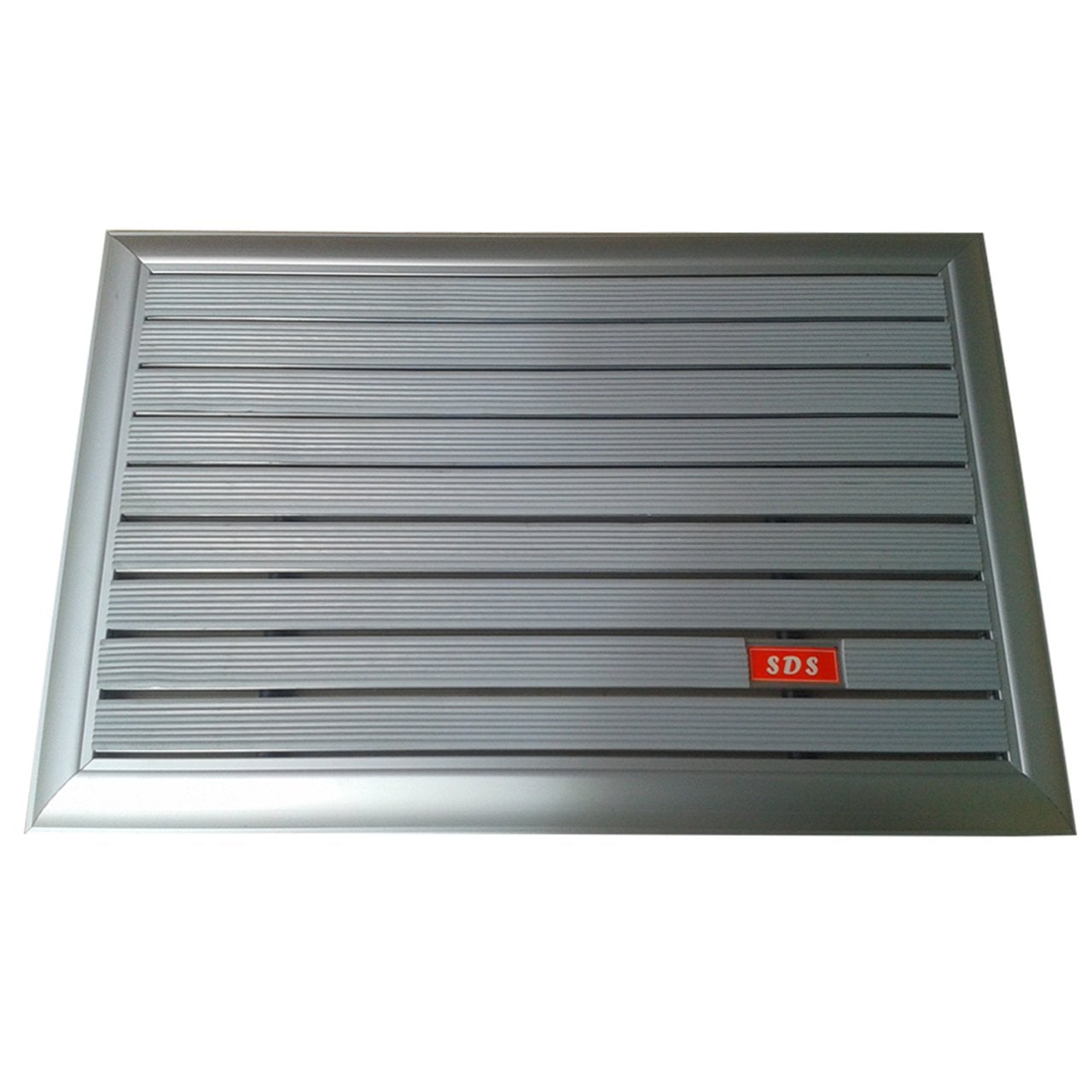 SDS ALÜMİNYUM ÇERÇEVELİ METAL PASPAS - GRİ PVC FİTİLLİ