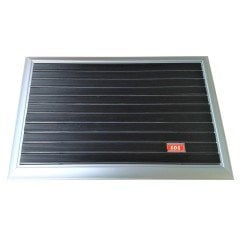 SDS ALÜMİNYUM ÇERÇEVELİ METAL PASPAS - SİYAH PVC FİTİLLİ