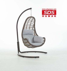 SDS HAMAK BALKON BAHÇE SALINCAK BODRUM - RATTAN KAHVERENGİ