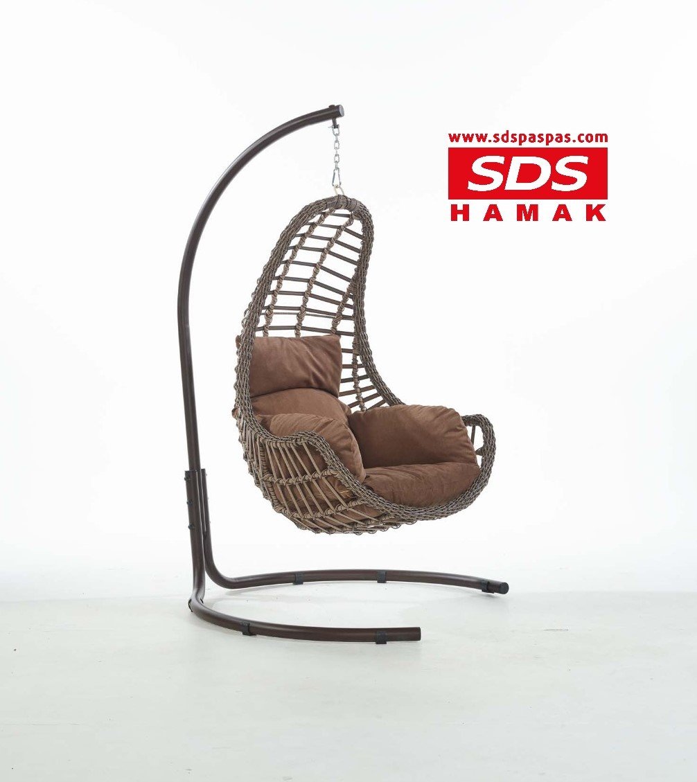 SDS HAMAK BALKON BAHÇE SALINCAK BODRUM - RATTAN KAHVERENGİ