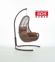 SDS HAMAK BALKON BAHÇE SALINCAK BODRUM - RATTAN KAHVERENGİ