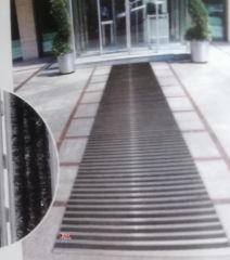SDS ALÜMİNYUM PASPAS İNCE PROFİLLİ HALI FİTİLLİ