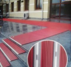 SDS ALÜMİNYUM PASPAS İNCE PROFİLLİ PVC FİTİLLİ