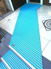 SDS ALÜMİNYUM PASPAS İNCE PROFİLLİ PVC FİTİLLİ