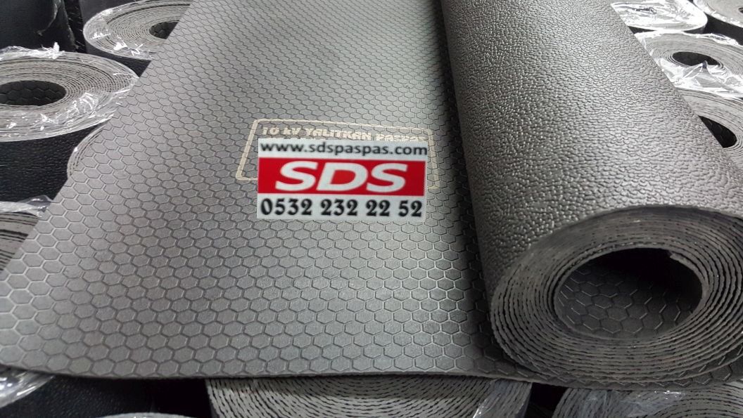 SDS İZOLE YALITKAN PASPAS 1X10 METRE 5 MM - 36.000 VOLT